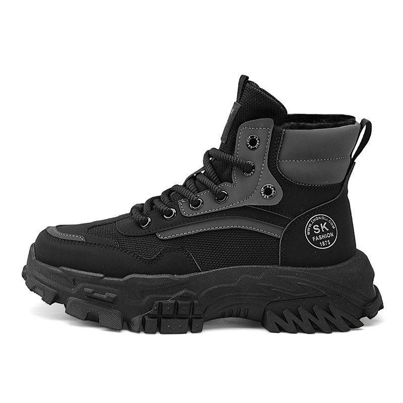 Mens Winter Lace Up Martin Boots