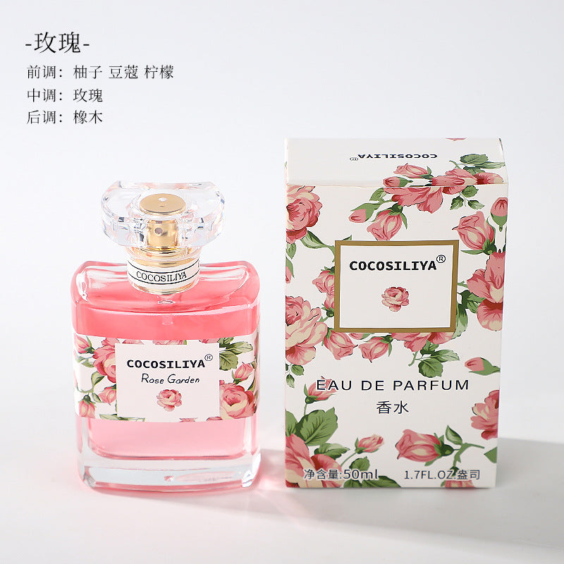 Cocosiliya Perfume Women's Floral Osmanthus Rose Lavender Gardenia Light Fragrance Fresh 50ml Perfume