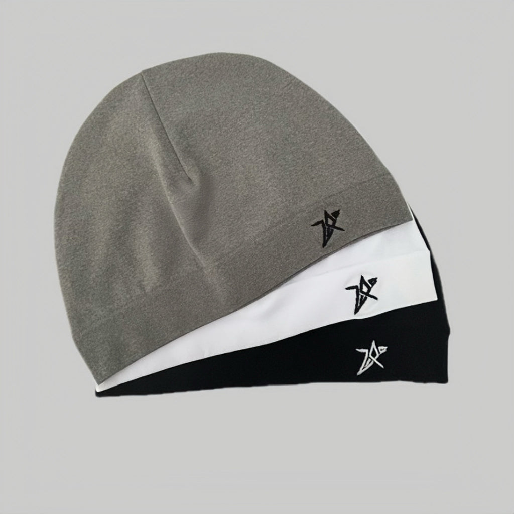 Embroidered Knitted Skull Cap for Men and Women