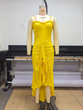 Sleeveless Long Dress with Sling