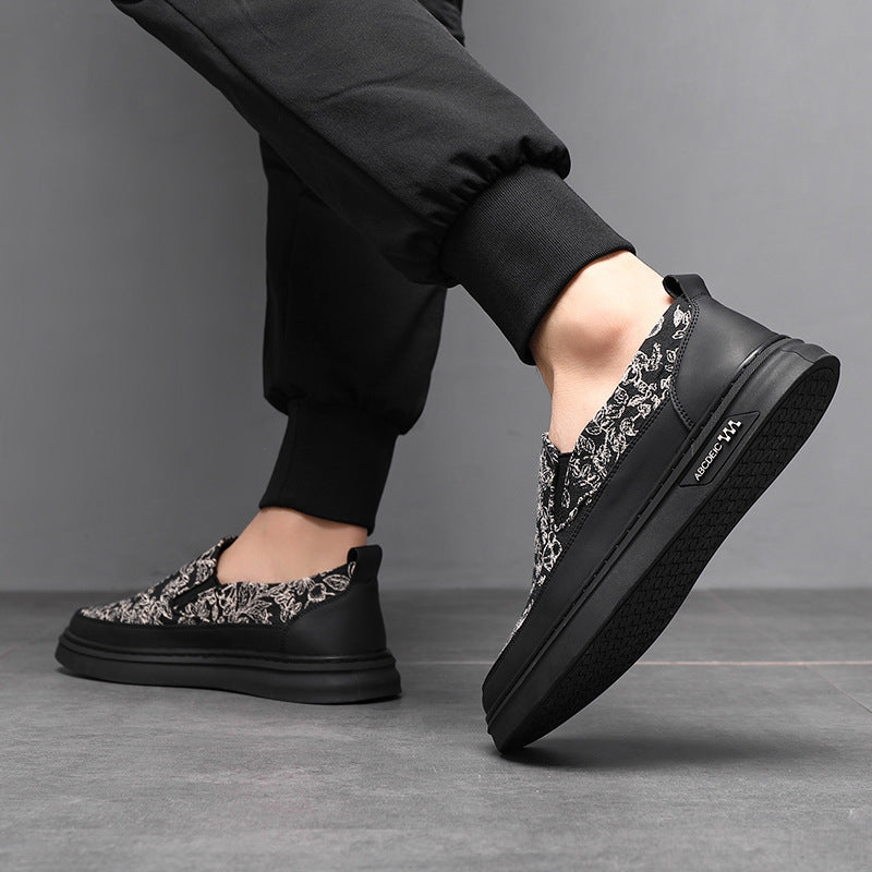 Mens Breathable Mesh Slip On Casual Shoes