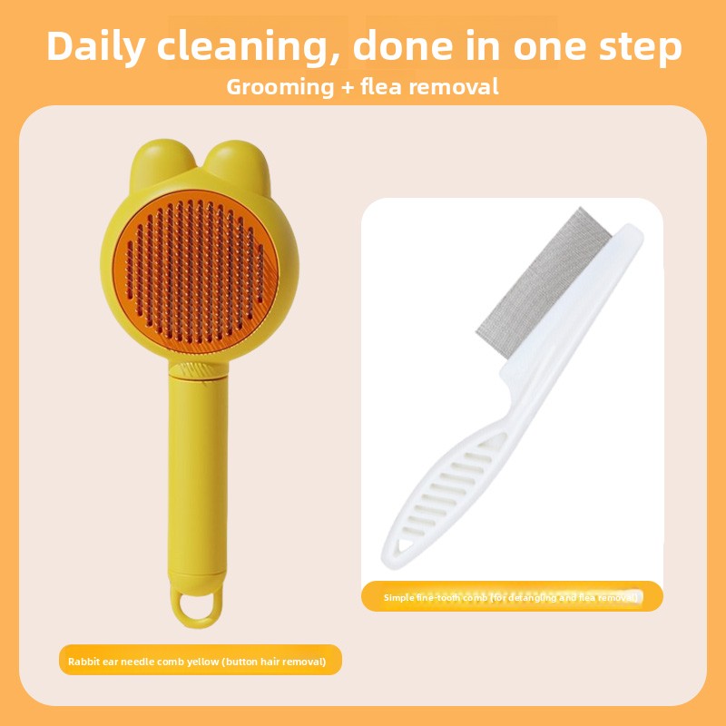 Pet Grooming Brush for Cats and Dogs