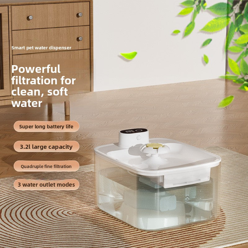 Intelligent Sensor Pet Water Dispenser 3.2L Multiple Water Modes