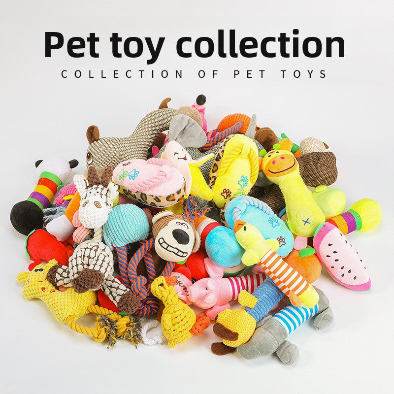 Plush Sound Pet Chew Toys