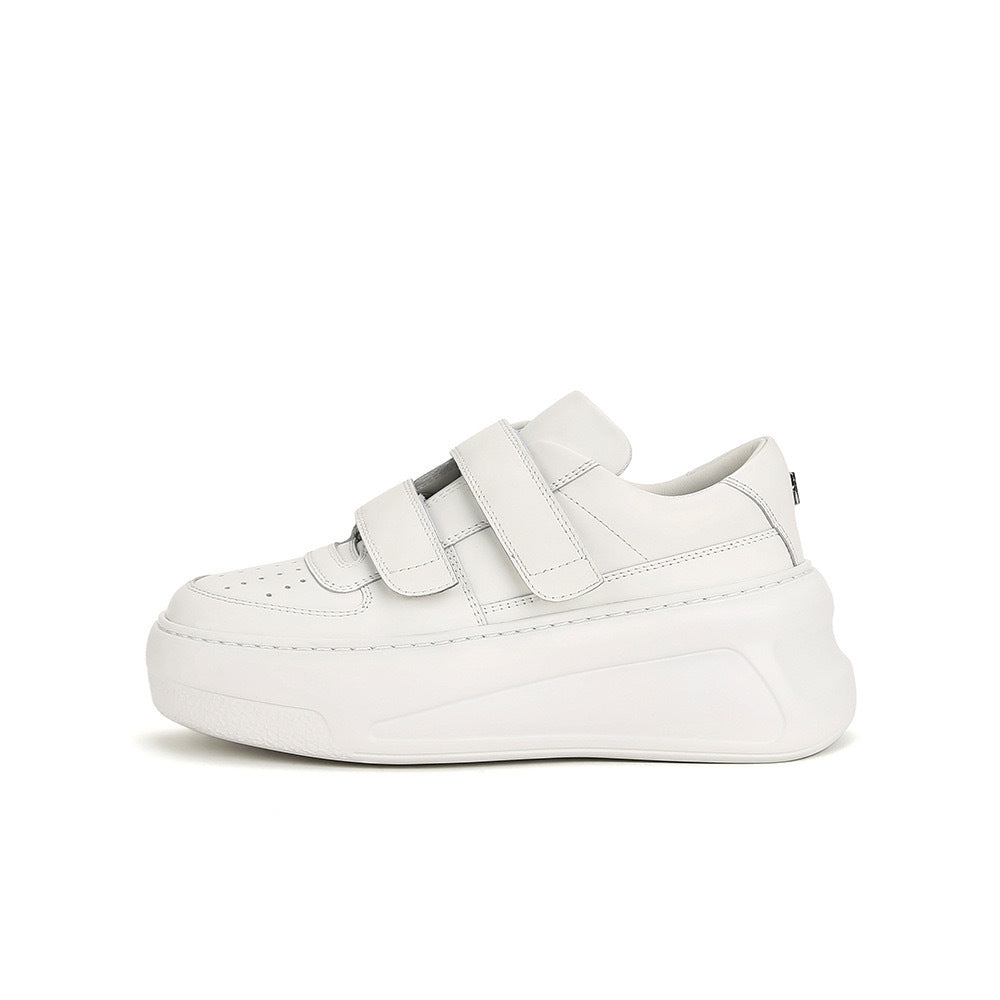 Womens Genuine Leather Velcro Casual Shoes