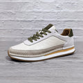 Genuine Leather Mens Casual Shoes Breathable Comfortable Flat Sole