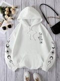 Women's Graphic Print Hooded Sweatshirt
