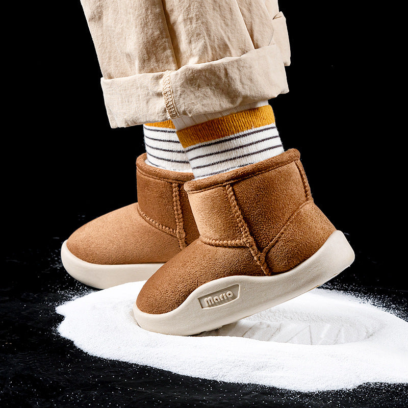 Kids Fleece Lined Winter Snow Boots