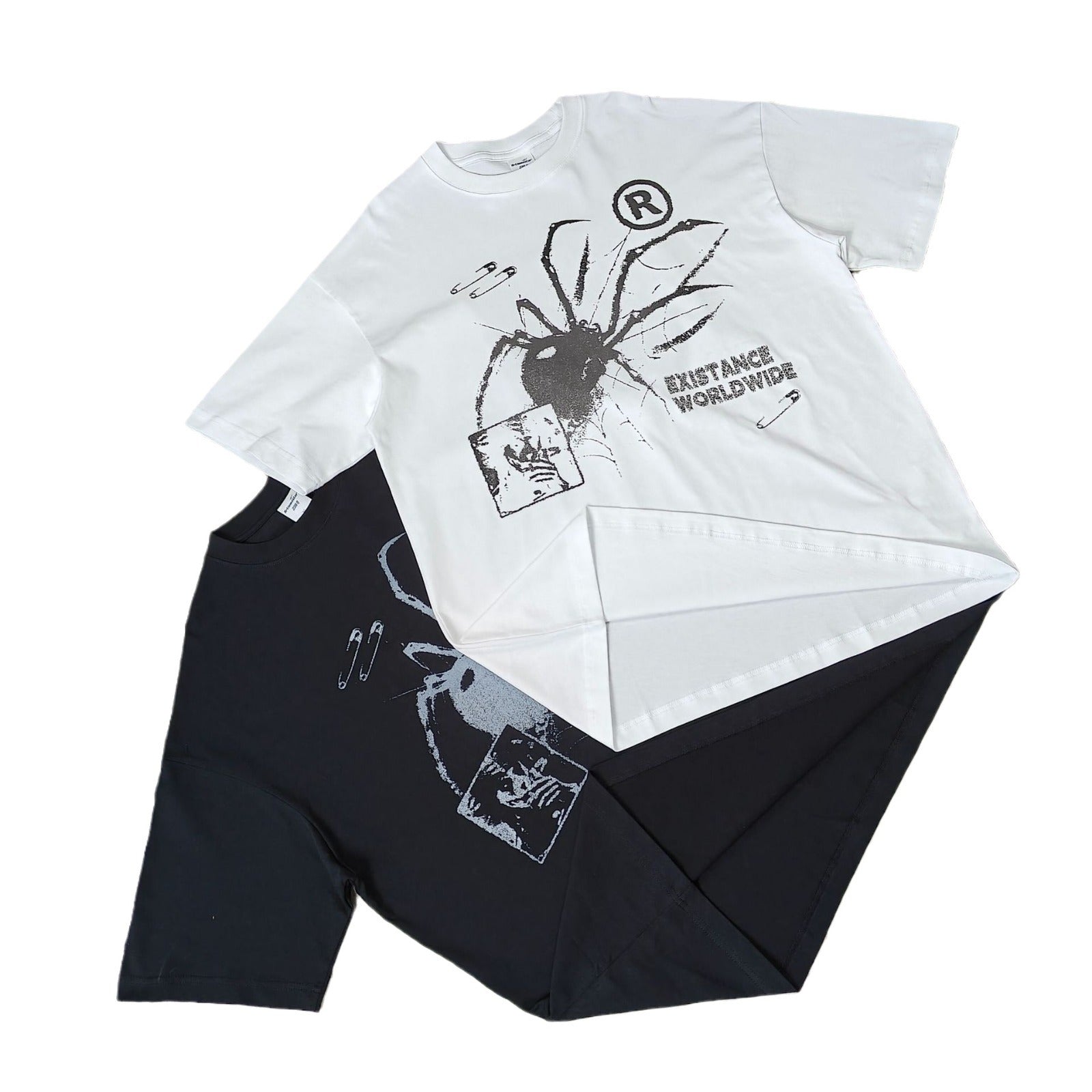 Mens Oversize Printed Cotton T-Shirt