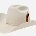 Denim Style Wool Felt Hat with Decorative Ribbon