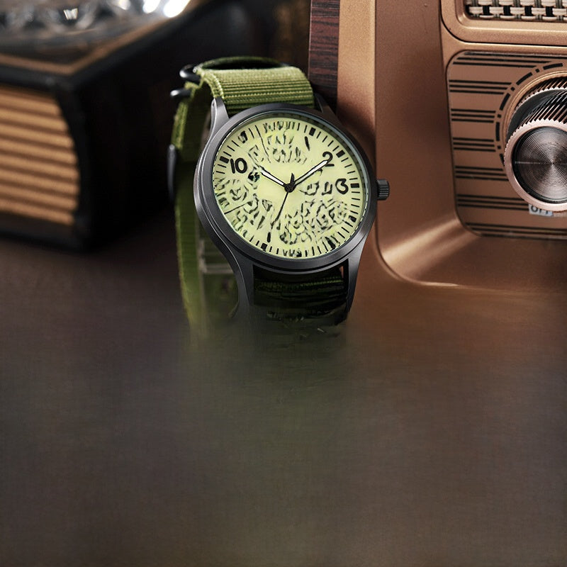Mens Luminous Calendar Quartz Watch