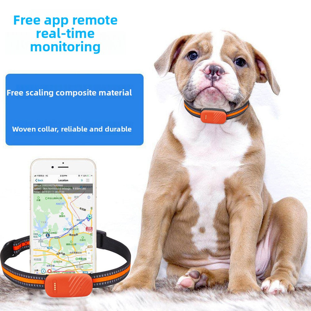 GPS Pet Tracker Collar with Anti-Lost Alarm