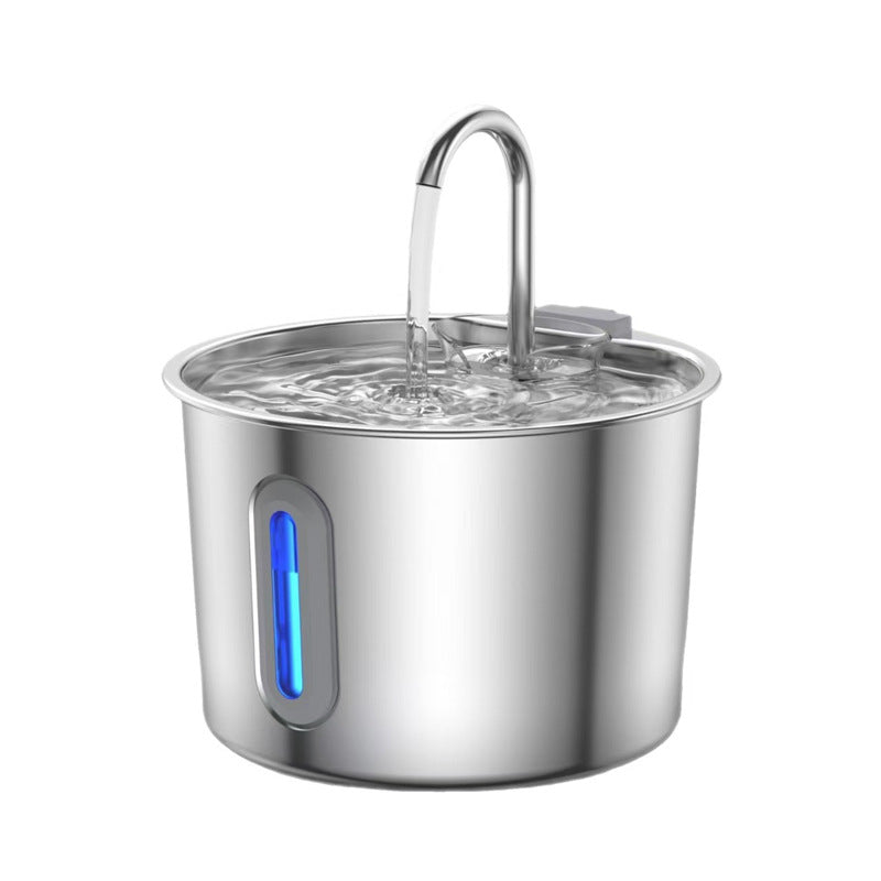 Automatic Pet Water Dispenser Stainless Steel Fountain