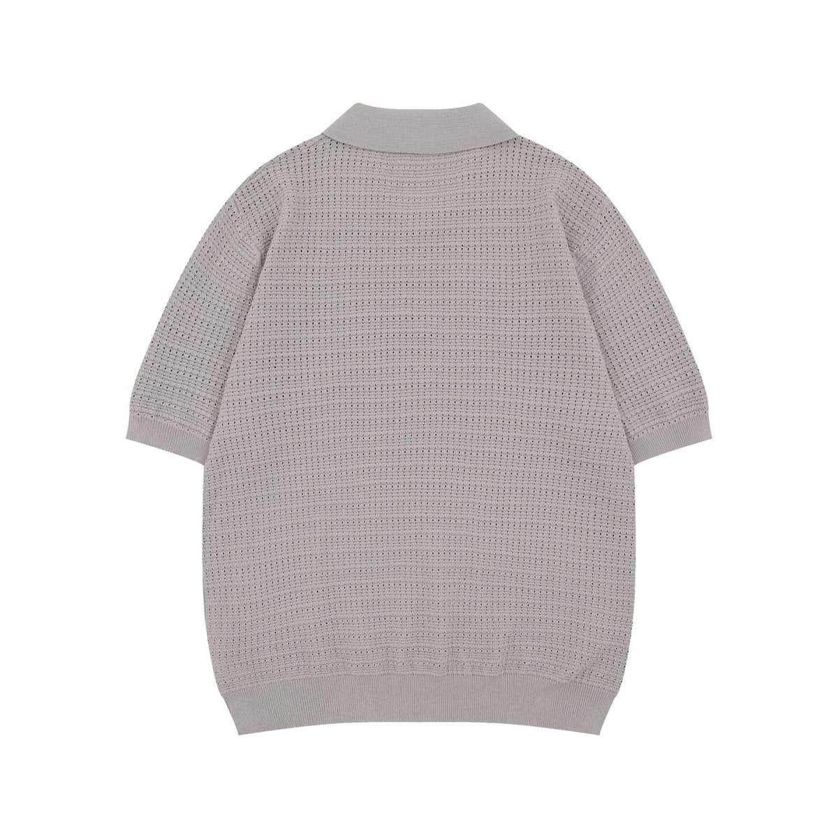 Mens Vintage Lapel Knitted Shirt