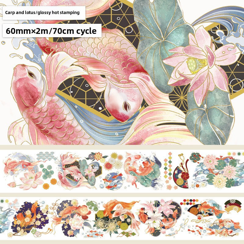 Vintage PET Decorative Scroll Film