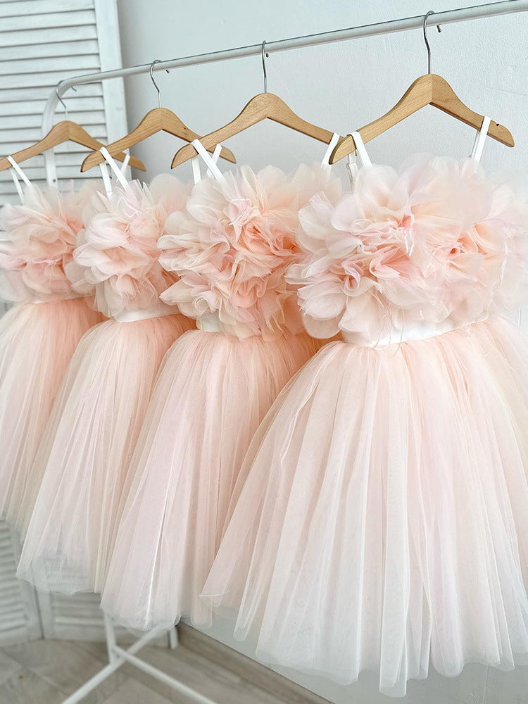 Fluffy Mesh Princess Dress for Special Occasions