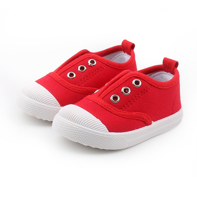 Kids Soft-Soled Canvas Indoor Shoes