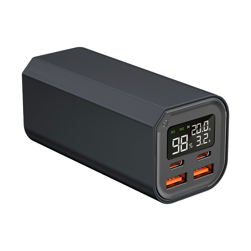 Laser 100W PD 20000mAh Laptop Powerbank Schwarz