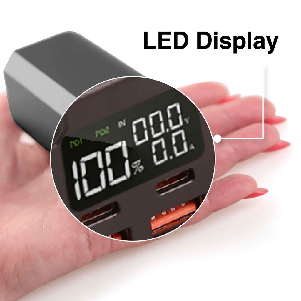 Laser 100W PD 20000mAh Laptop Powerbank Schwarz