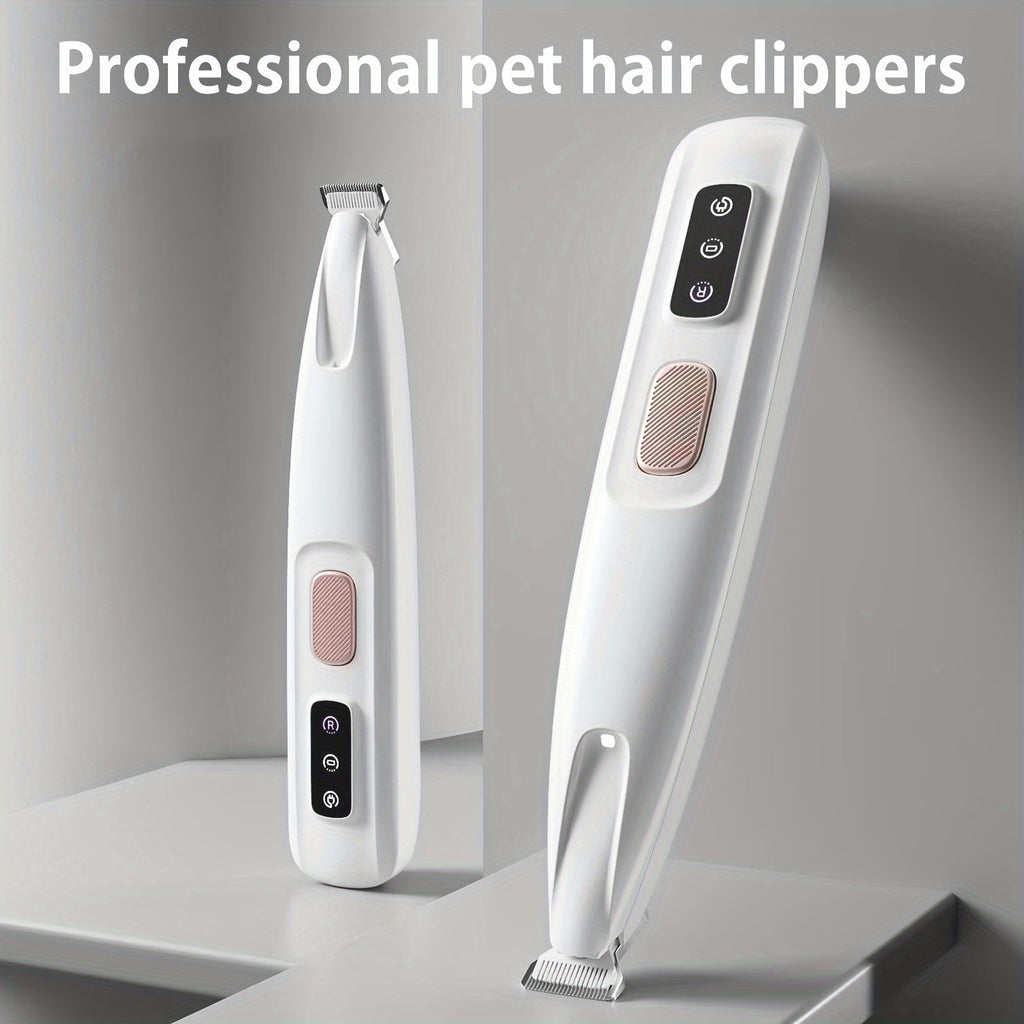 Pet electric clipper dog foot hair trimmer cat foot hair trimmer dog LED light clipper hair trimmer electric clipper h