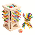 Wooden wooden stick toys, wooden puzzle toys, multi-person interactive board games, parent-child games, cultivate logical thinking and spatial thinking, birthday gifts, perfect gifts for all kinds of festivals.