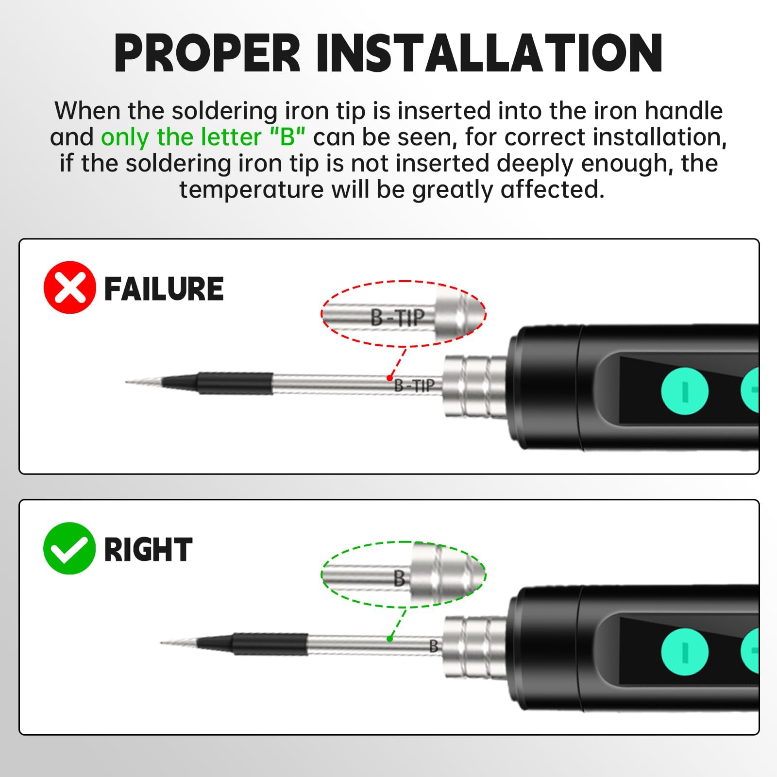 Portable USB-C Soldering Iron Kit – 15W Wireless Electric Soldering Pen with LCD Display, Adjustable Temp 180°C–450°C, 1100mAh Battery, Type-C Charging, Removable Tip, Stand & Sponge, Ideal for DIY Electronics Repair and Hobby Projects (Black)