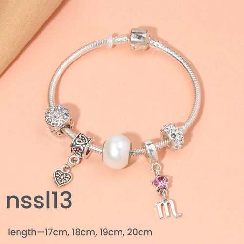 10 Styles Charm Bracelets Set: Colorful Alloy & Glass Beaded Bracelets,Buy 3 for Better Price(triple)