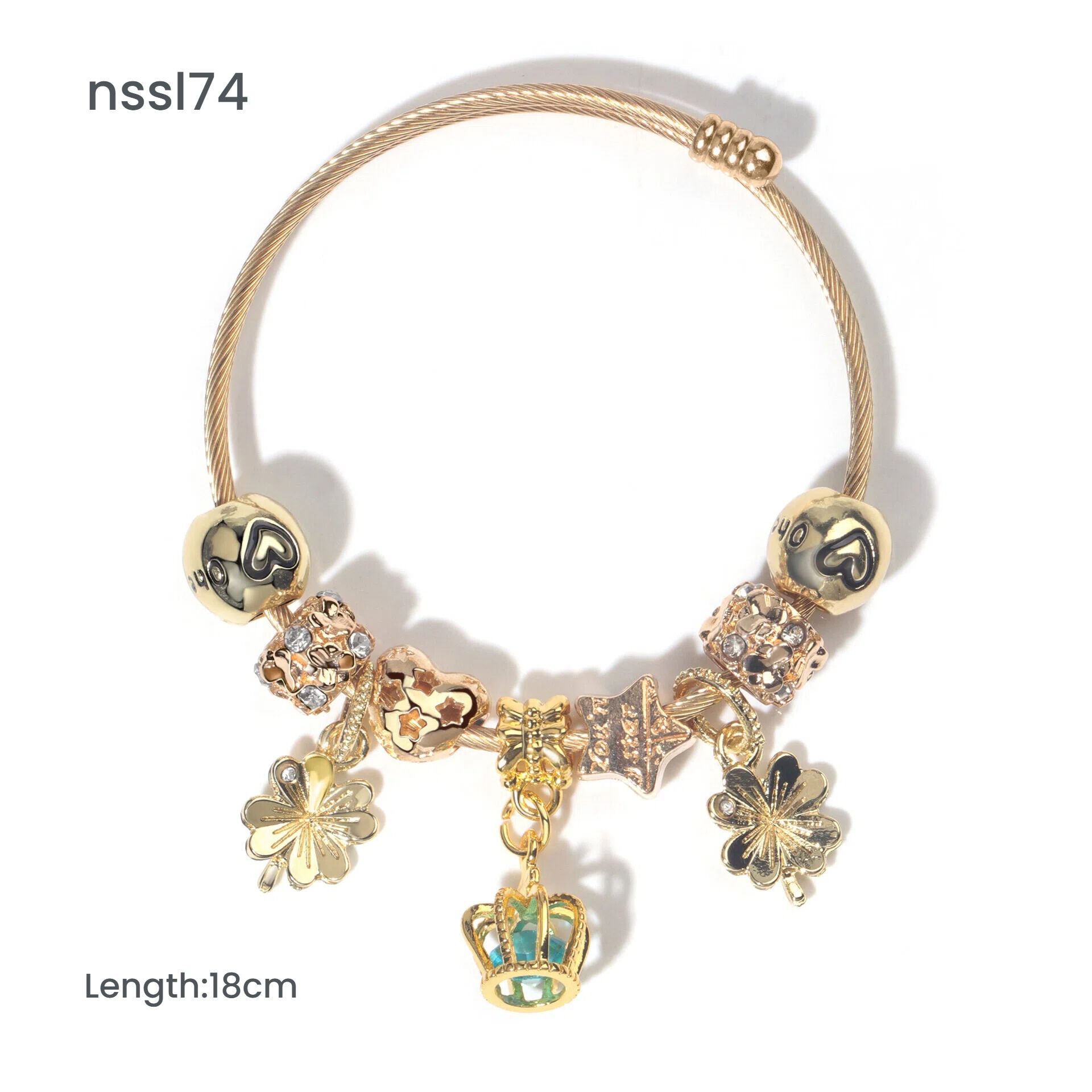 Charm-Armbänder Mix & Match Angebot – 11 Modelle, Luxus & Vintage, Rabatt beim Kauf von 3 Stück
