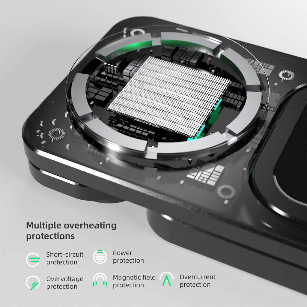 3 in1 wireless fast charging base