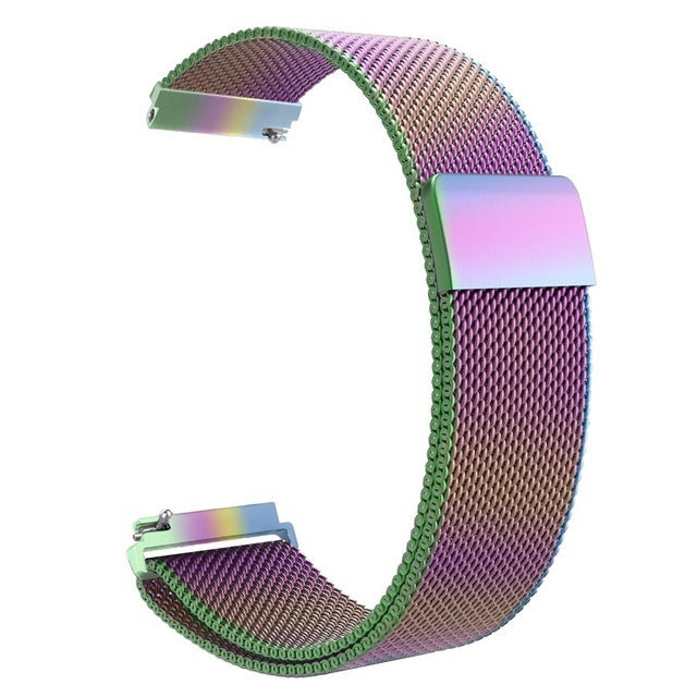Garmin Venu 2 2S SQ Compatible Stainless Steel Gold Milanese Magnetic Bracelet