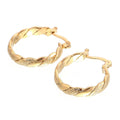 14k Gold Hoops Earrings