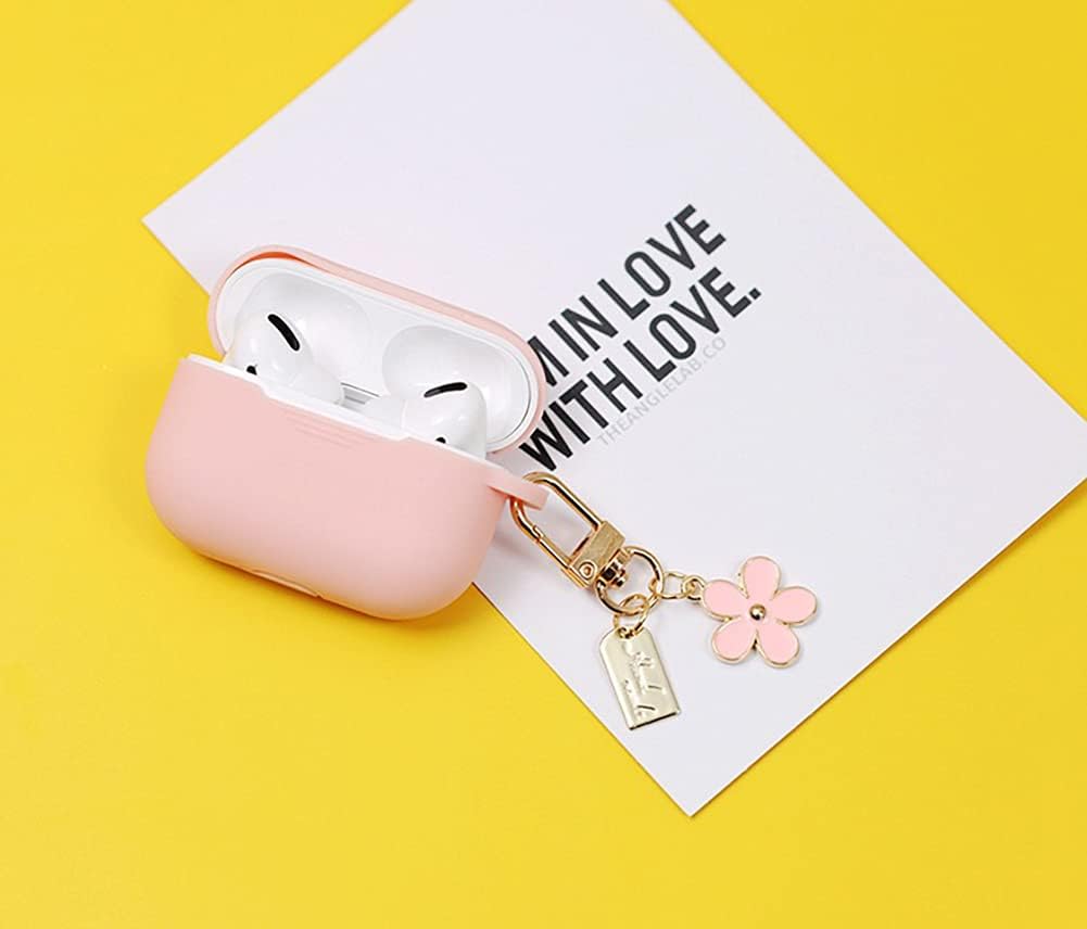 3 Stück Schlüsselanhänger für Damen, Taschenanhänger Blume Schlüsselanhänger Auto Schlüsselanhänger Anhänger für Geldbörse, Handtasche, Kopfhörerhülle Dekoration, Pink, Schwarz, Weiß, Einheitsgröße