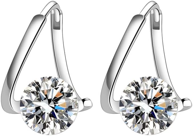 2 Pairs Flysmus Halolux Lymphvity Germanium Earrings,Magnetotherapy Earrings,Lymphatic Acupuncture Earrings,Lymph Drainage Earrings Jewelry for Women, Metal Crystal Garnet Copper Rhinestone