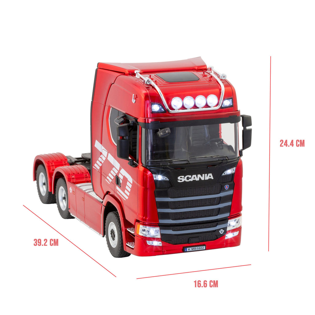 Scania Ferngesteuerter Sattelzug mit Lichtern, Geräuschen und Lenkeinstellung