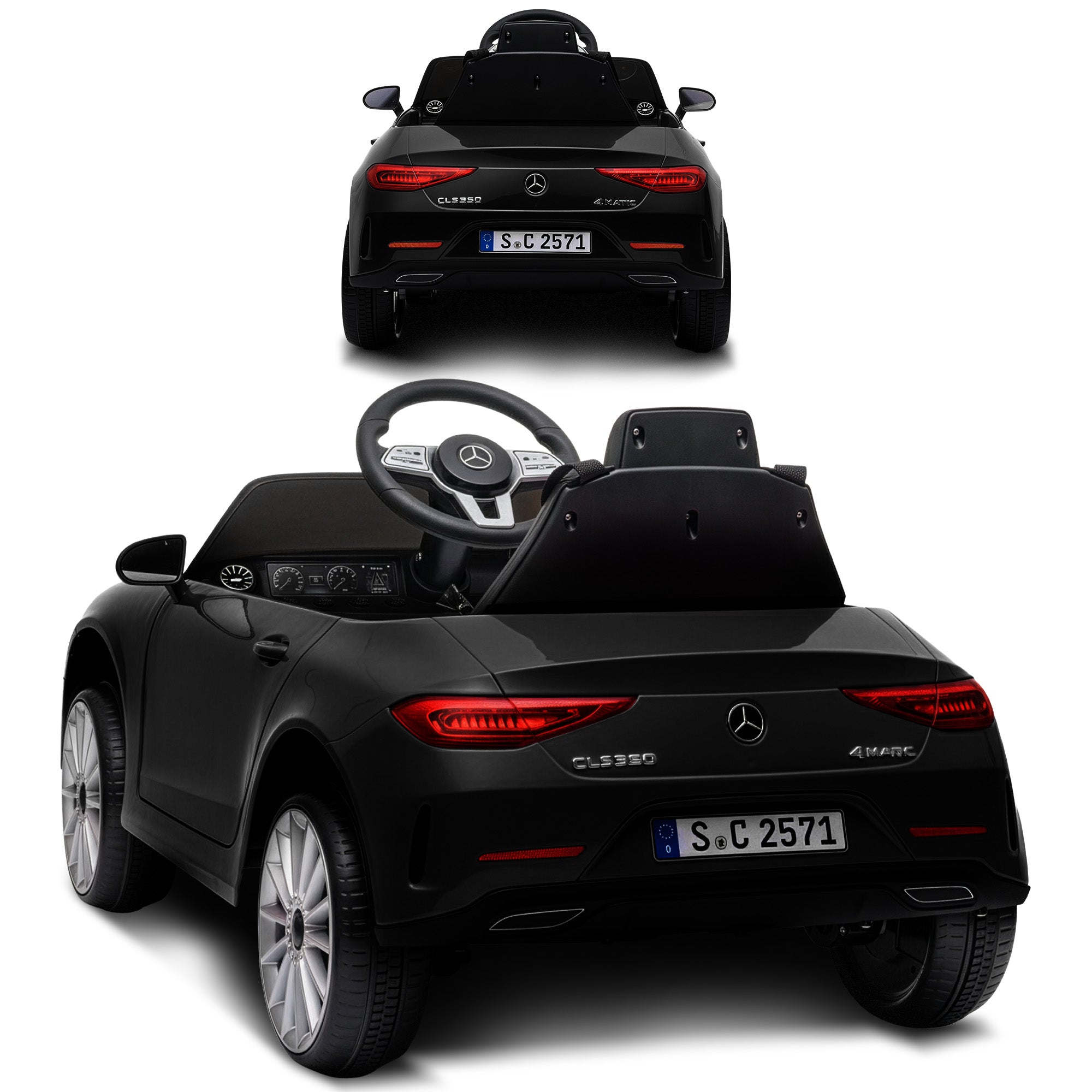 Kahuna Mercedes Benz CLS 350 Kinder-Elektroauto mit Fernbedienung - Schwarz
