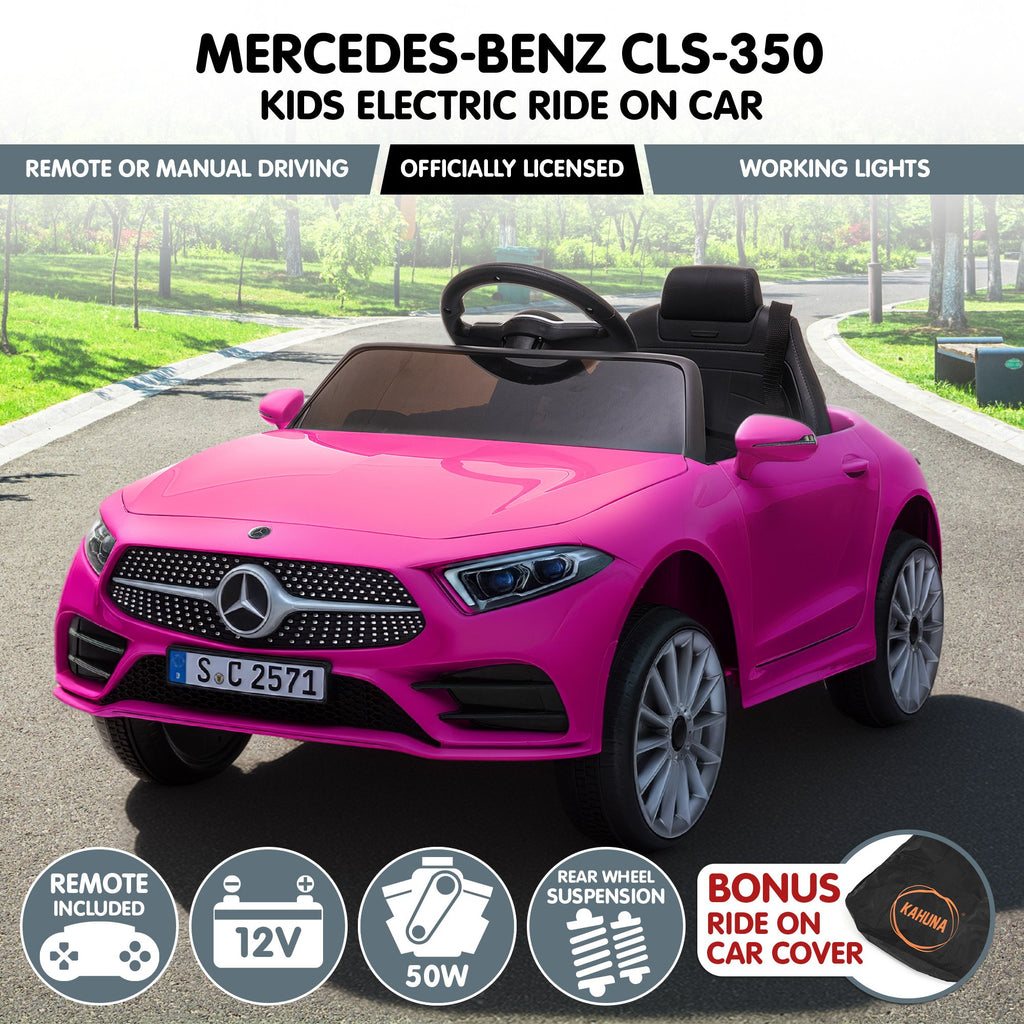 Kahuna Mercedes Benz CLS 350 Kinder-Elektroauto mit Fernsteuerung – Pink