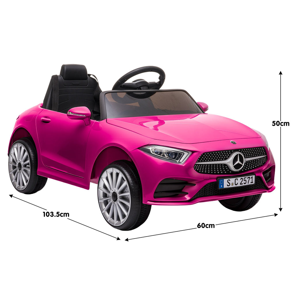 Kahuna Mercedes Benz CLS 350 Kinder-Elektroauto mit Fernsteuerung – Pink