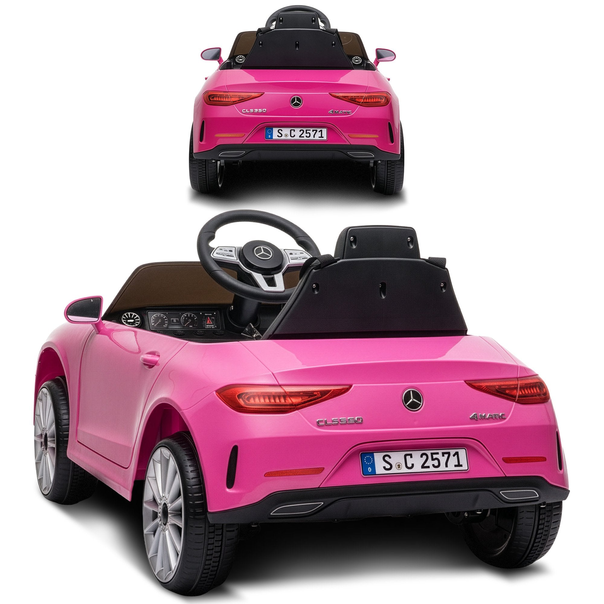 Kahuna Mercedes Benz CLS 350 Kinder-Elektroauto mit Fernsteuerung – Pink