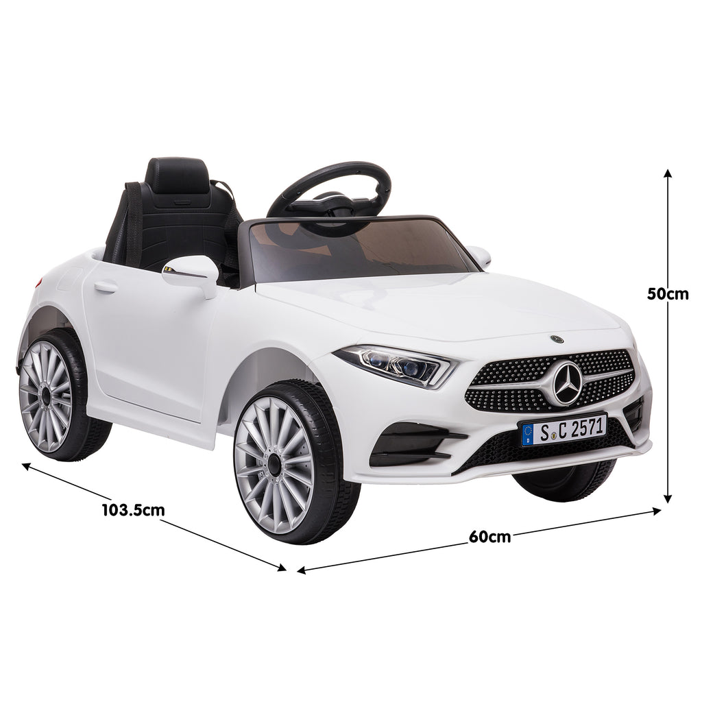 Kahuna Mercedes Benz CLS 350 Kinder-Elektroauto mit Fernbedienung – Weiß