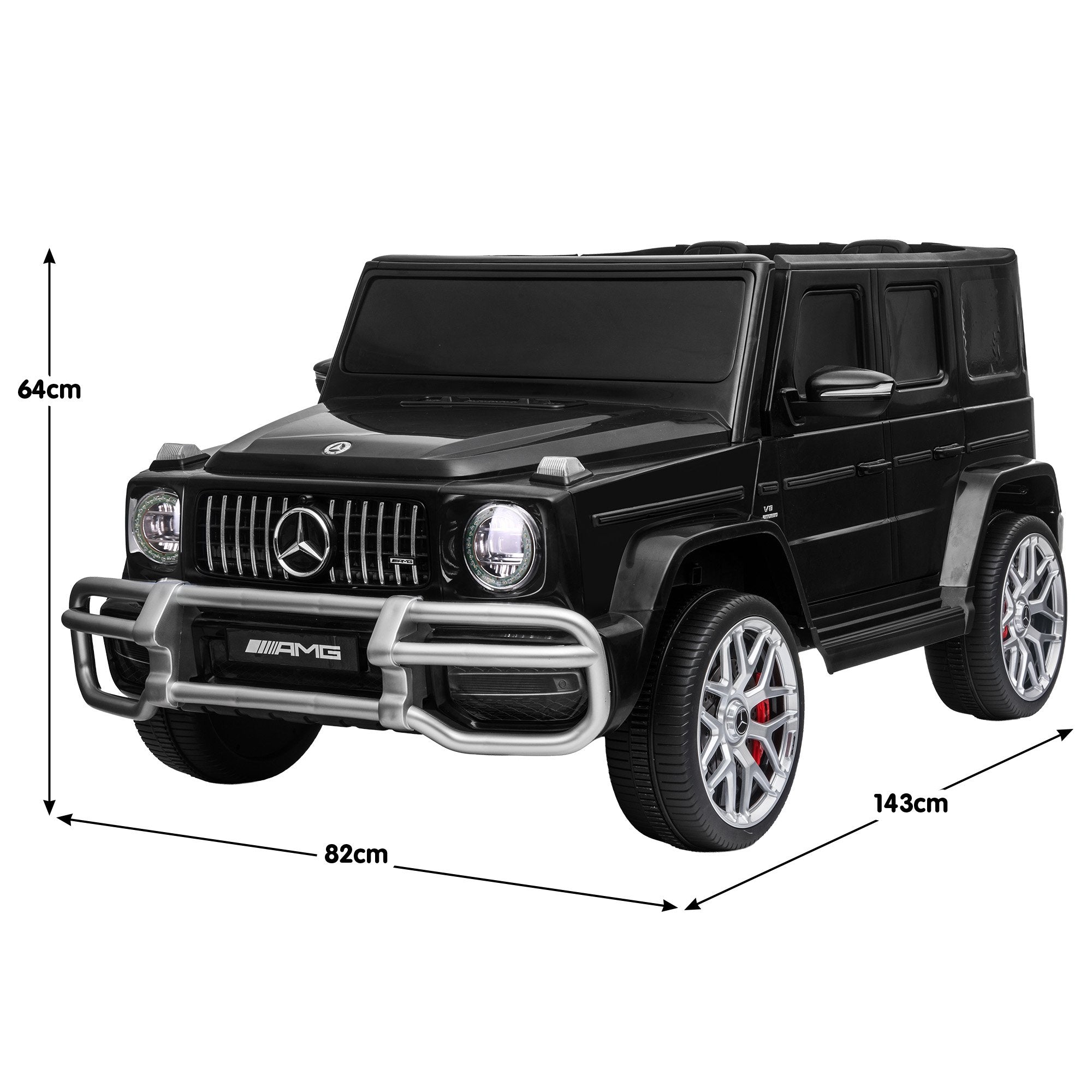 Kahuna Mercedes Benz AMG G63 Kinder Elektro-Zweisitzer-Aufsitzauto mit Fernbedienung