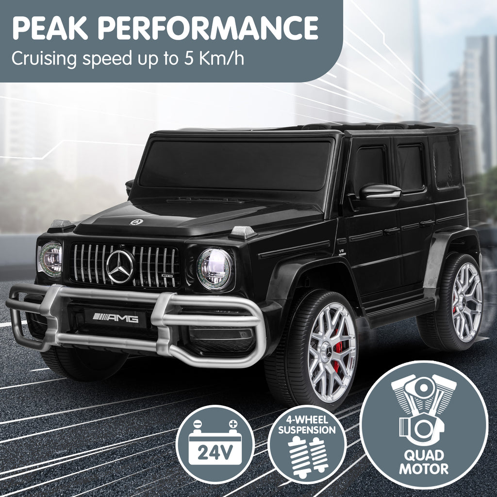 Kahuna Mercedes Benz AMG G63 Kinder Elektro-Zweisitzer-Aufsitzauto mit Fernbedienung