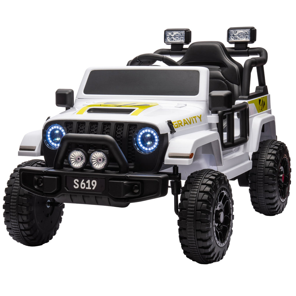 Kahuna S619 Gravity Kinder Elektro-Aufsitzauto – Weiß
