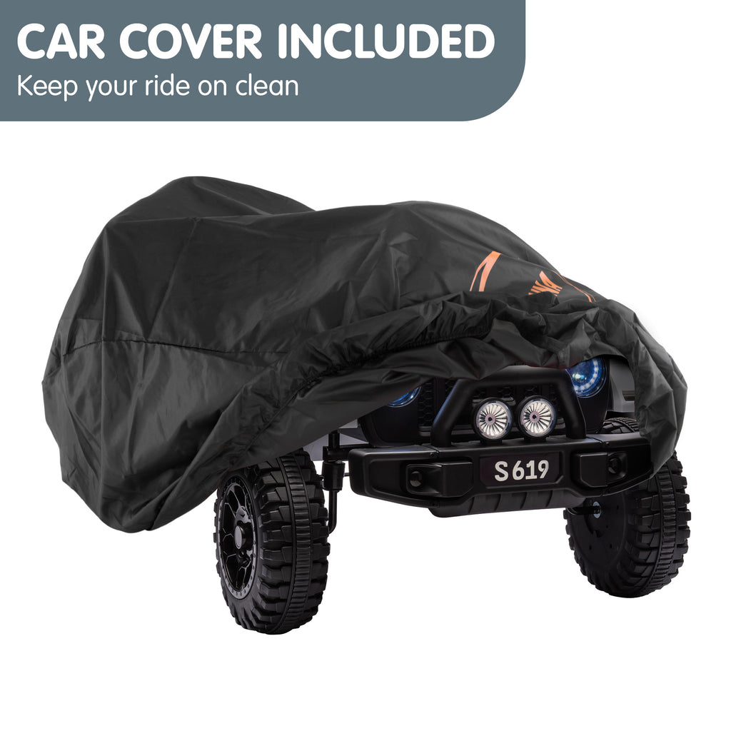 Kahuna S619 Gravity Kinder Elektro-Aufsitzauto – Weiß