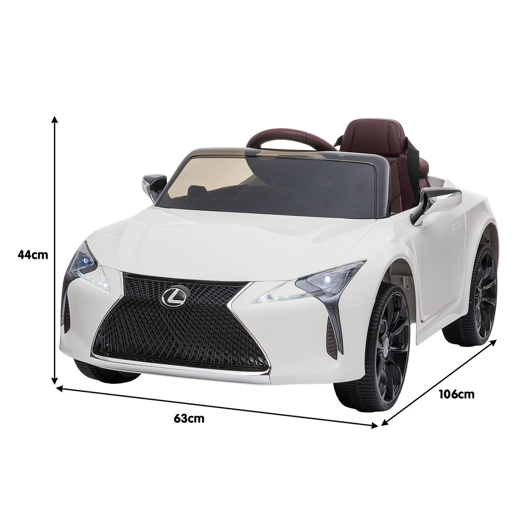 Kahuna Lizenziertes Lexus LC 500 Kinder Elektro-Fahrzeug - Weiß
