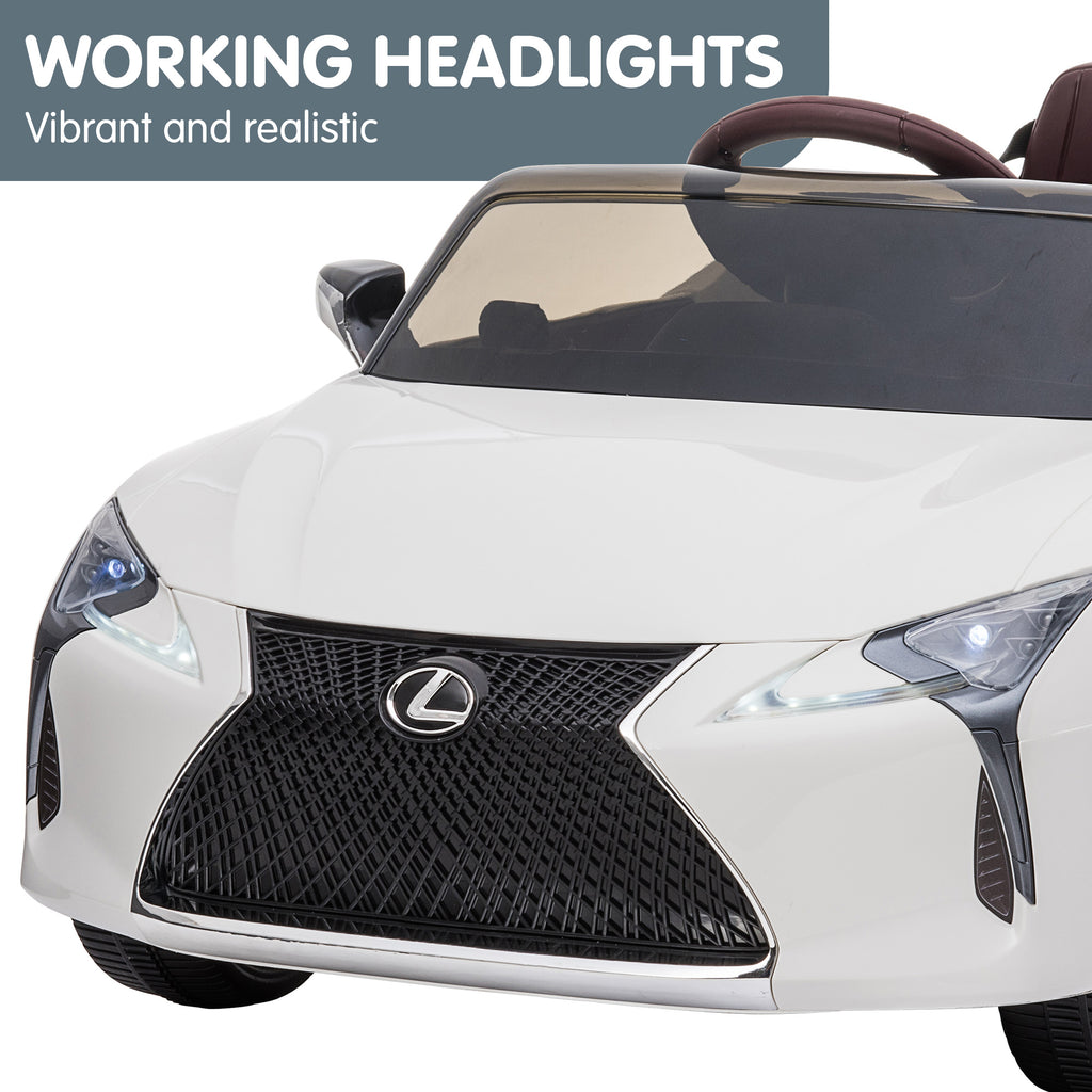 Kahuna Lizenziertes Lexus LC 500 Kinder Elektro-Fahrzeug - Weiß