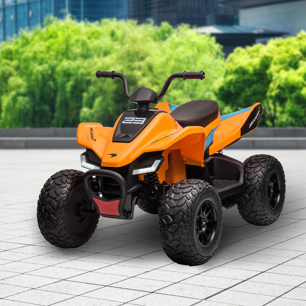 Kahuna Lizenzierter MCL35 McLaren Kinder Elektro-Quad - Orange