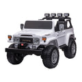 Kahuna Lizenzierter Toyota FJ-40 Kinder Elektro-Spielfahrzeug 80W - Weiß