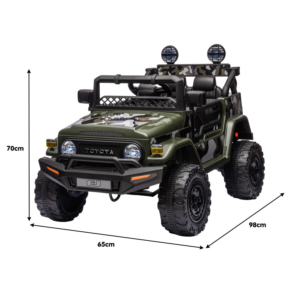 Kahuna Authorised Toyota FJ Cruiser Kinder Elektroauto – Grün