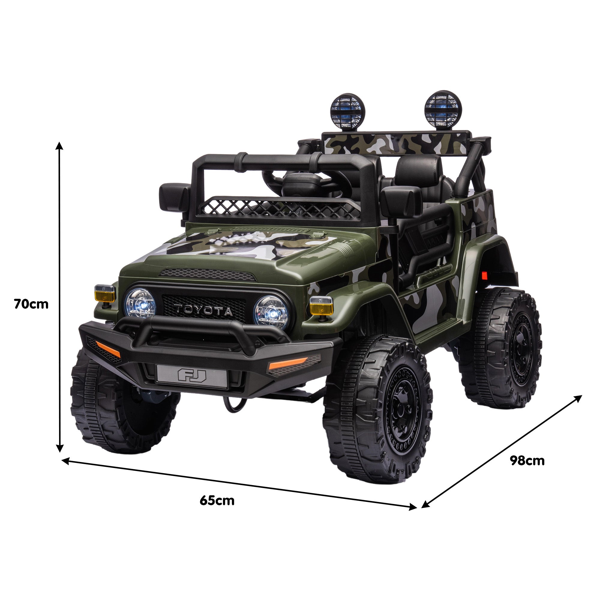 Kahuna Authorised Toyota FJ Cruiser Kinder Elektroauto – Grün
