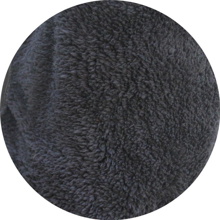 Herren Warmer Kapuzenpullover mit Reißverschluss und Winter Sherpa Fell, Schwarz, L